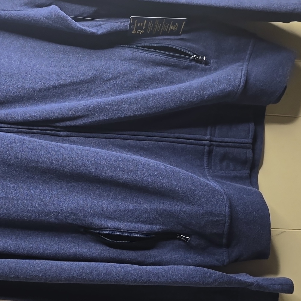 Polo Ralph Lauren Mens Double Knit Luxury Jersey Full Zip Sweater  Medium - Picture 5 of 12